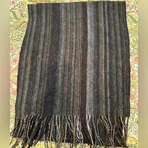 NWOT Nordstrom Stripe Lambs Wool scarf